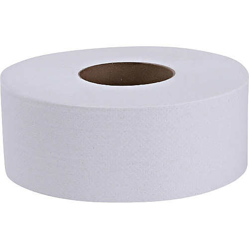 Genuine Joe&reg; Jumbo Toilet Paper, 2-Ply, 650-ft. Rolls, 648 Roll Pallet 2 Ply - 3.30" Width x 650 ft Length - White - 648 / Pallet (GJO2565012PL)