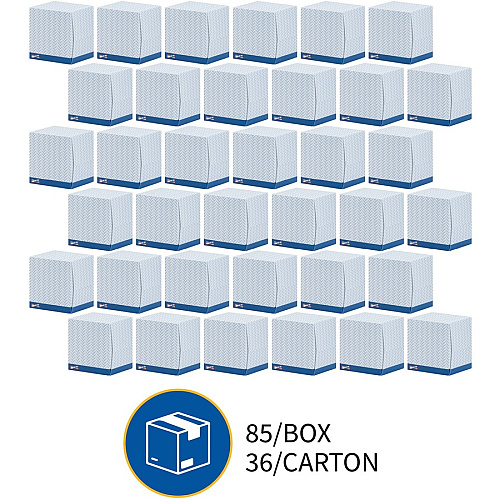 Genuine Joe Cube Box Facial Tissue 2 Ply - Interfolded - White - 85/Box - 1728 / Pallet (GJO26085PL)