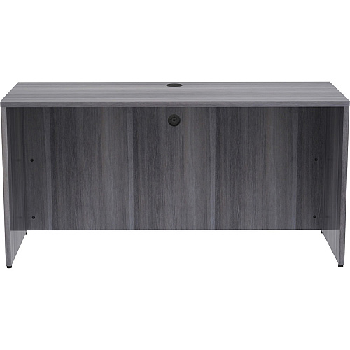 Lorell Essentials Series Credenza Shell 29.5" Height x 60" Width x 24" Depth, x 1" Thickness Top - Laminate, Weathered Charcoal Table Top - Modesty Panel (69553)