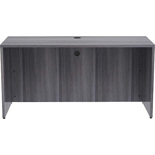 Lorell Essentials Series Credenza Shell 29.5" Height x 60" Width x 24" Depth, x 1" Thickness Top - Laminate, Weathered Charcoal Table Top - Modesty Panel (69553)