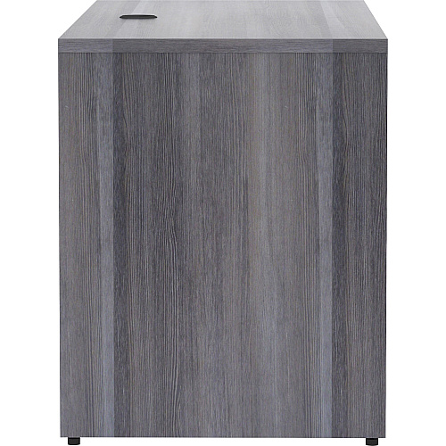 Lorell Essentials Series Credenza Shell 29.5" Height x 60" Width x 24" Depth, x 1" Thickness Top - Laminate, Weathered Charcoal Table Top - Modesty Panel (69553)