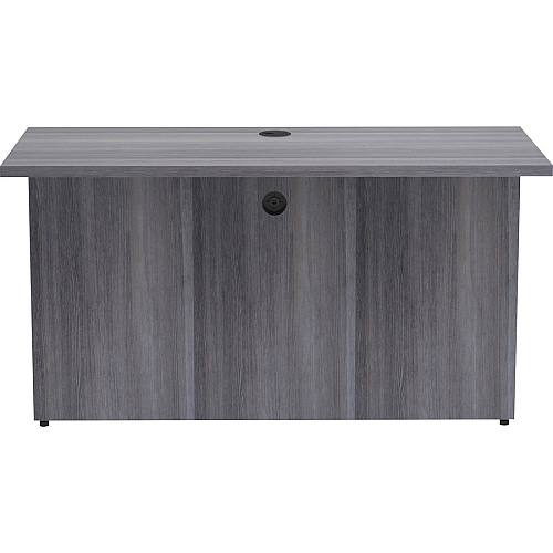Lorell Essentials Series Bridge 48" Width x 24" Depth x 29.50" Height - Polyvinyl Chloride (PVC) - Laminate, Weathered Charcoal - 1 Each (LLR69556)