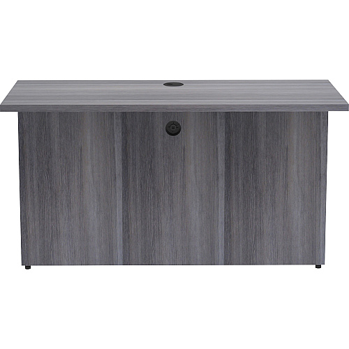 Lorell Essentials Series Bridge 48" Width x 24" Depth x 29.50" Height - Polyvinyl Chloride (PVC) - Laminate, Weathered Charcoal - 1 Each (LLR69556)
