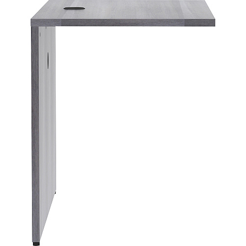 Lorell Essentials Series Bridge 48" Width x 24" Depth x 29.50" Height - Polyvinyl Chloride (PVC) - Laminate, Weathered Charcoal - 1 Each (LLR69556)