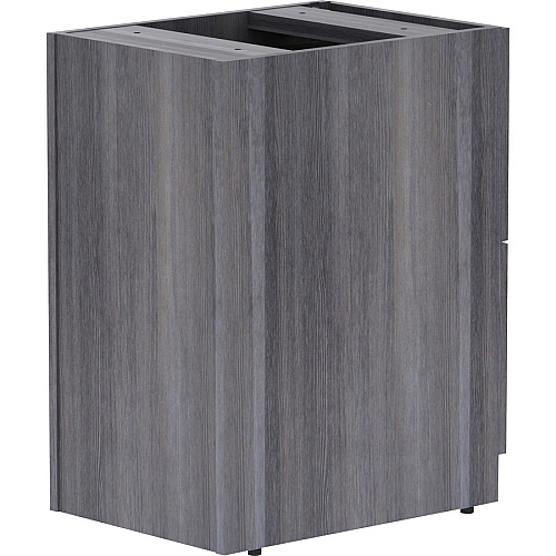 Lorell Essentials Series File/File Fixed File Cabinet 28.3" Height x 16" Width x 22" Depth - 2 x File Drawer(s) - Finish: Laminate, Weathered Charcoal - File Drawer (LLR69559)