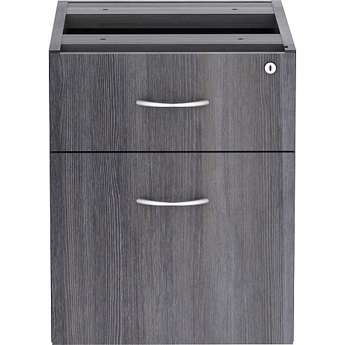 Lorell Essentials Series Box/File Hanging File Cabinet 28.3" Height x 16" Width x 12" DepthBox, File Drawer(s) - Finish: Weathered Charcoal, Laminate (LLR69562)