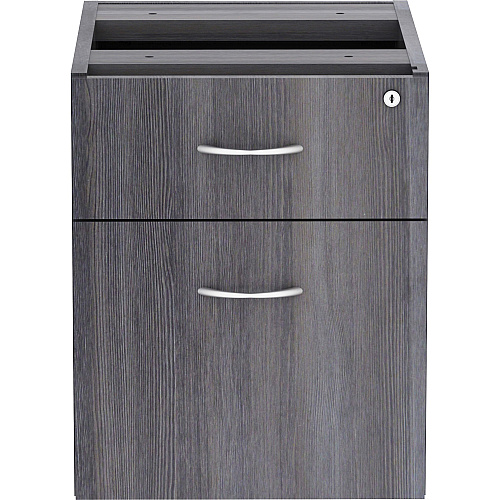 Lorell Essentials Series Box/File Hanging File Cabinet 28.3" Height x 16" Width x 12" DepthBox, File Drawer(s) - Finish: Weathered Charcoal, Laminate (LLR69562)