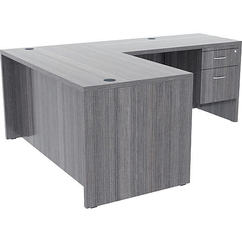 Lorell Essentials Series Box/File Hanging File Cabinet 28.3" Height x 16" Width x 12" DepthBox, File Drawer(s) - Finish: Weathered Charcoal, Laminate (LLR69562)