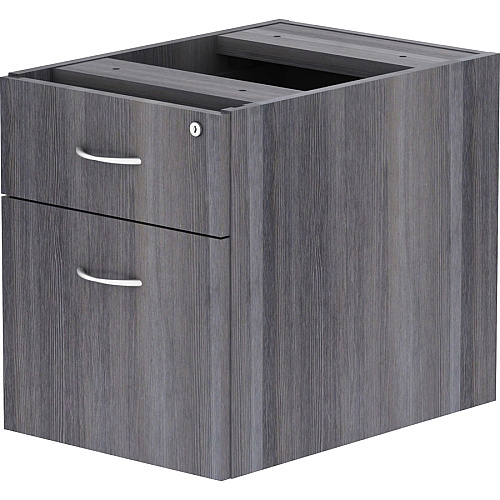Lorell Essentials Series Box/File Hanging File Cabinet 28.3" Height x 16" Width x 12" DepthBox, File Drawer(s) - Finish: Weathered Charcoal, Laminate (LLR69562)