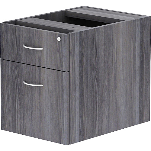 Lorell Essentials Series Box/File Hanging File Cabinet 28.3" Height x 16" Width x 12" DepthBox, File Drawer(s) - Finish: Weathered Charcoal, Laminate (LLR69562)