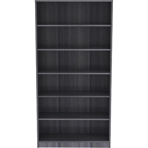 Lorell Laminate Bookcase 6 Shelf(ves) - 72" Height x 36" Width x 12" Depth - Thermally Fused Laminate - 1 Each (LLR69565)