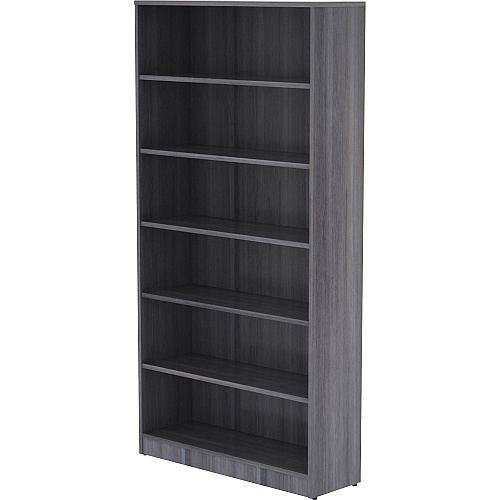 Lorell Laminate Bookcase 6 Shelf(ves) - 72" Height x 36" Width x 12" Depth - Thermally Fused Laminate - 1 Each (LLR69565)