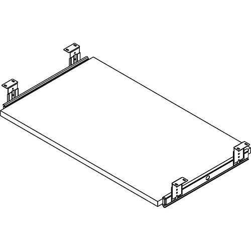Lorell Universal Keyboard Tray 15.4" Height x 26" Width x 0.8" Depth - Finish: Charcoal (69567)