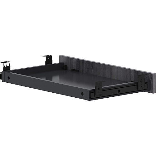 Lorell Universal Center Drawer 5.1" Height x 16.7" Width x 28.4" Length - Finish: Weathered Charcoal (LLR69568)