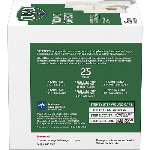 Curad Wound Care Kit 25 x Piece(s) - 25 / Box (CUR1625V1)