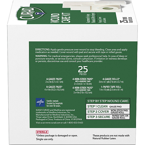 Curad Wound Care Kit 25 x Piece(s) - 25 / Box (CUR1625V1)
