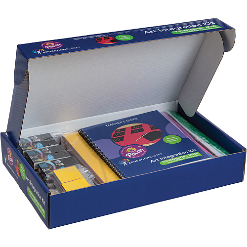 Pacon&reg; Kindergarten Math Art Integration Kit Skill Learning: Science, Technology, Engineering, Mathematics, Planning - 1 Kit (100103)