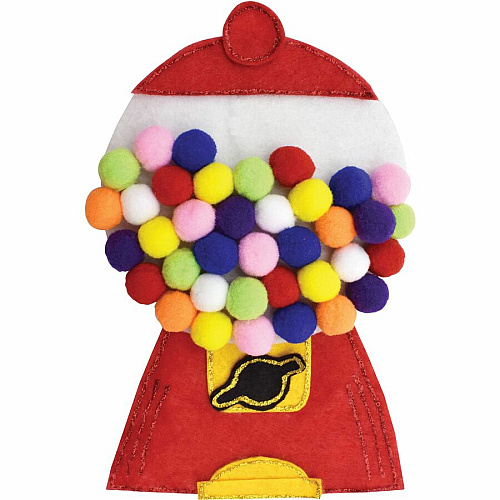 Creativity Street Peel-n-Stick Pom Pons Project - 11.75" Height x 1.50" Width x 9.25" Length - White, Pink, Purple, Blue, Yellow, Orange, Green, Red - Plush - 240 / Pack (AC813001)