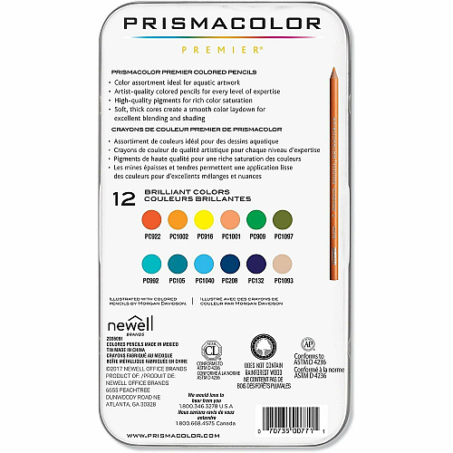 Prismacolor Under Sea Coloured Pencil Set 12 / Pack (2023751)