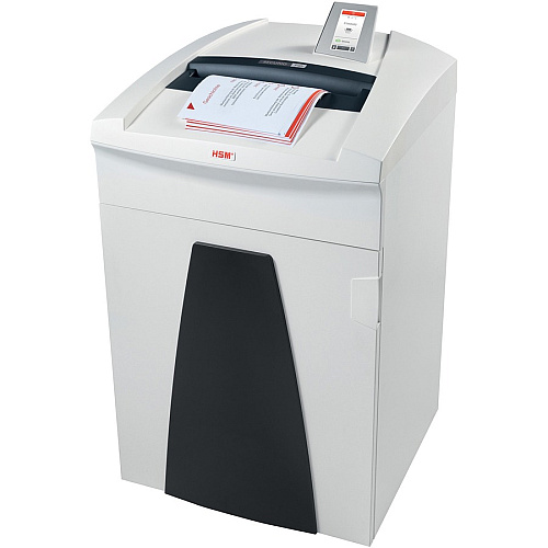 HSM Securio P40c Cross Cut Shredder Continuous Shredder - Cross Cut - 37 Per Pass - for shredding Staples, Paper, Paper Clip, Credit Card, Store Card, CD, DVD, 3.5" Floppy Disk - 40 gal Wastebin Capacity - White - TAA Compliant - 1 Each (1883121)