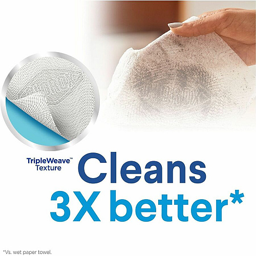 Clorox Disinfecting Cleaning Wipes Ready-To-Use - Crisp Lemon Scent - Anti-bacterial, Textured, Bleach-free - Yellow - 35/Tub - 420 / Bundle (01594BD)