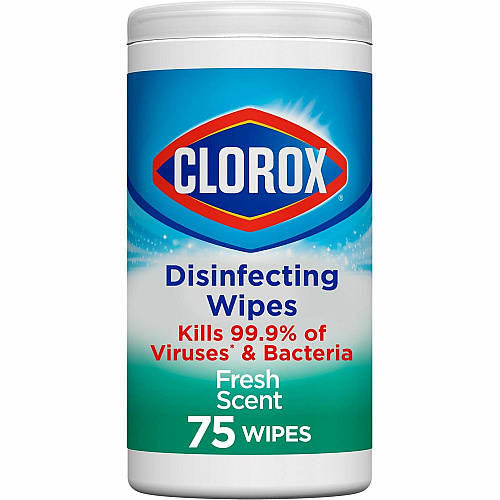 Clorox Disinfecting Wipes, Bleach-Free Cleaning Wipes For Multipurpose - Fresh Scent - Recommended For: Bacteria Remover, Virus Remover, Germs Remover, Grease Remover - Bleach-free, Pre-moistened, Phosphorous-free, Easy Tear, Easy to Use, Antiba (01656BD)