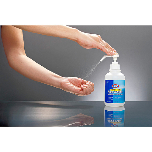 Clorox Commercial Solutions Hand Sanitizer 16.90 fl oz - Pump Bottle Dispenser - Kill Germs - Hand - Moisturizing - Clear - Bleach-free, Non-sticky, Non-greasy - 864 / Pallet (02176PL)