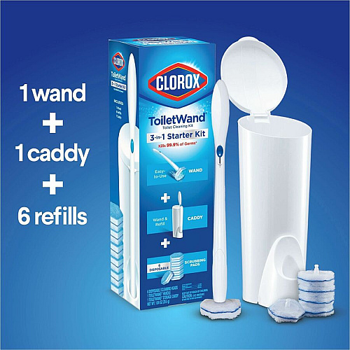 Clorox ToiletWand Disposable Toilet Cleaning System 216 / Pallet (03191PL)