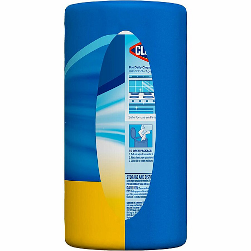 Clorox Disinfecting Bleach Free Cleaning Wipes Value Pack Easy to Use, Bleach-free, Antibacterial - White - 75/Tub - 240 / Bundle (30208BD)