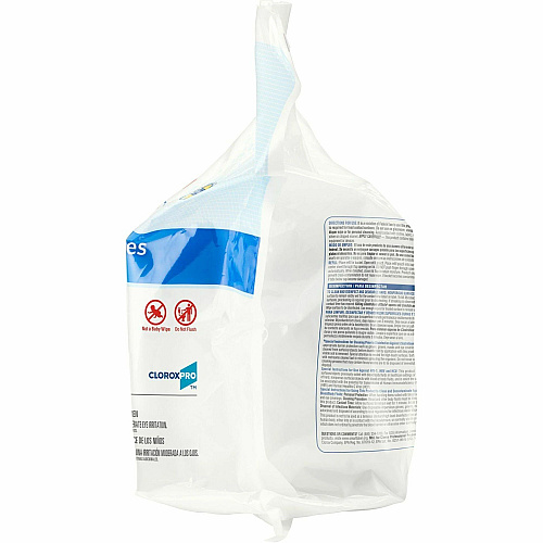 Clorox Healthcare Bleach Germicidal Wipes Refill Ready-To-Use - 12" Length x 12" Width - Anti-corrosive - White - 110/Tub - 200 / Pallet (30359PL)