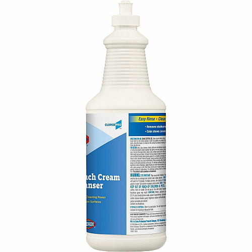 Clorox Commercial Solutions Bleach Cream Cleanser 32 fl oz (1 quart) - Clear - 256 / Bundle (30613BD)