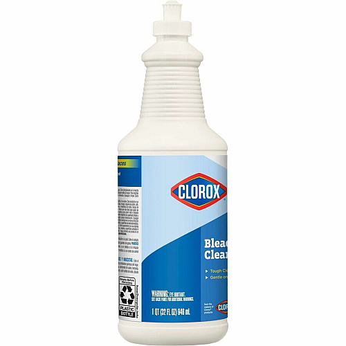 Clorox Commercial Solutions Bleach Cream Cleanser 32 fl oz (1 quart) - Clear - 256 / Bundle (30613BD)