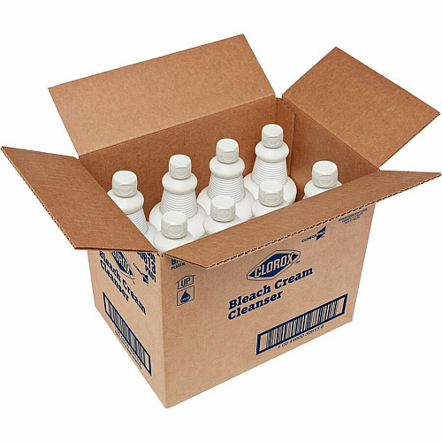 CloroxPro&trade; Bleach Cream Cleanser 32 fl oz (1 quart) - Clear - 512 / Pallet (30613PL)
