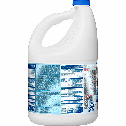 CloroxPro&trade; Germicidal Bleach Concentrate - 121 fl oz (3.8 quart) - Recommended For: Germs Remover - Disinfectant, Deodorize - Clear - 84 / Bundle (30966BD)