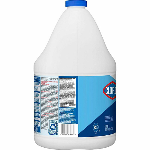 CloroxPro&trade; Germicidal Bleach Concentrate - 121 fl oz (3.8 quart) - Recommended For: Germs Remover - Disinfectant, Antibacterial - Clear - 168 / Pallet (30966PL)