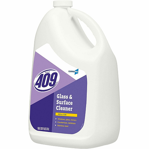 CloroxPro&trade; Formula 409 Glass & Surface Cleaner Refill For Kitchen - 128 fl oz (4 quart) - 108 / Pallet - Streak-free - Clear (3107PL)
