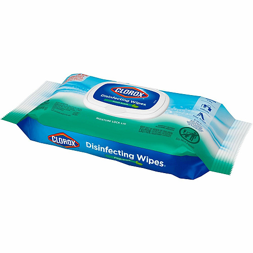 Clorox Disinfecting Cleaning Wipes Flex Pack Fresh Scent - Bleach-free, Antibacterial - White - 75/Pack - 600 / Pallet (31430PL)