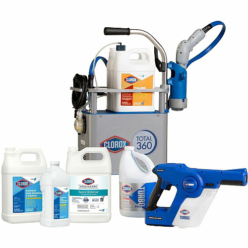 CloroxPro Total 360 Disinfectant Cleaner 128 fl oz (4 quart) - Translucent - 4 / Carton (31650CT)
