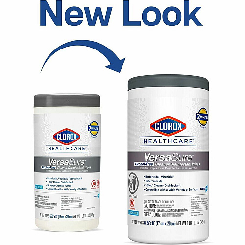 Clorox Healthcare VersaSure Cleaner Disinfectant Wipes (31757PL)