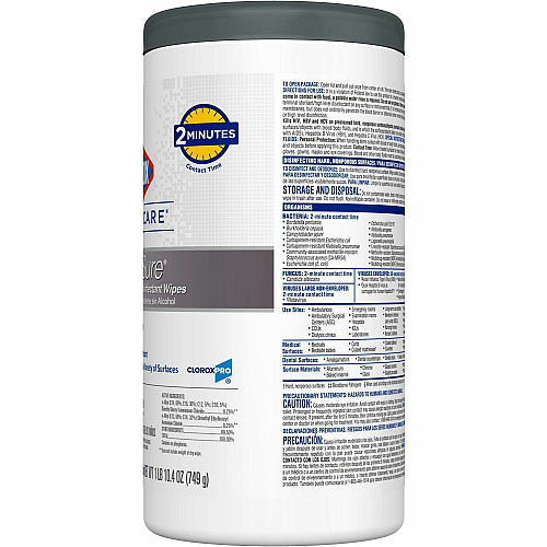 Clorox Healthcare VersaSure Cleaner Disinfectant Wipes (31757PL)