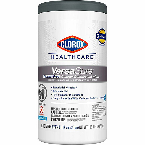 Clorox Healthcare VersaSure Cleaner Disinfectant Wipes (31757PL)