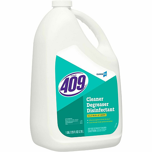 Clorox Commercial Solutions Formula 409 Cleaner Degreaser Disinfectant Refill 128 fl oz (4 quart) - Disinfectant - Clear - 108 / Pallet (35300PL)