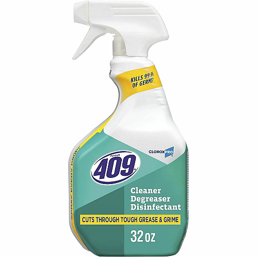CloroxPro&trade; Formula 409 Cleaner Degreaser Disinfectant 32 fl oz (1 quart) - Disinfectant - Clear - 216 / Bundle (35306BD)