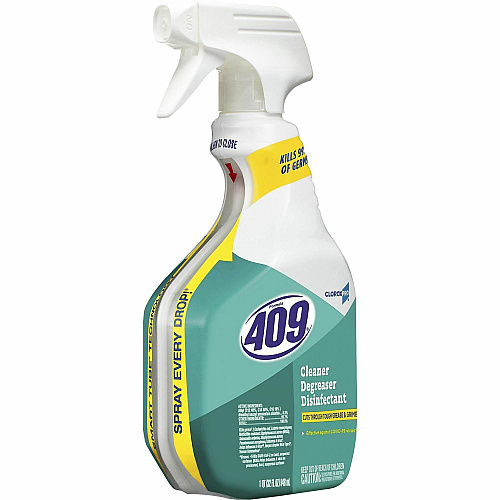 CloroxPro&trade; Formula 409 Cleaner Degreaser Disinfectant 32 fl oz (1 quart) - Disinfectant - Clear - 216 / Bundle (35306BD)