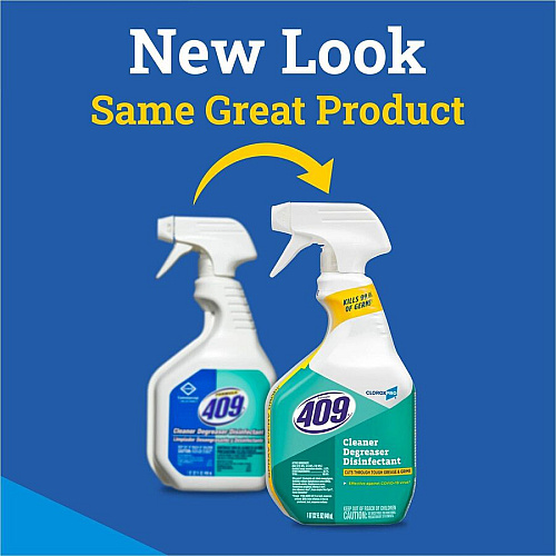 CloroxPro&trade; Formula 409 Cleaner Degreaser Disinfectant 32 fl oz (1 quart) - Disinfectant - Clear - 432 / Pallet (35306PL)