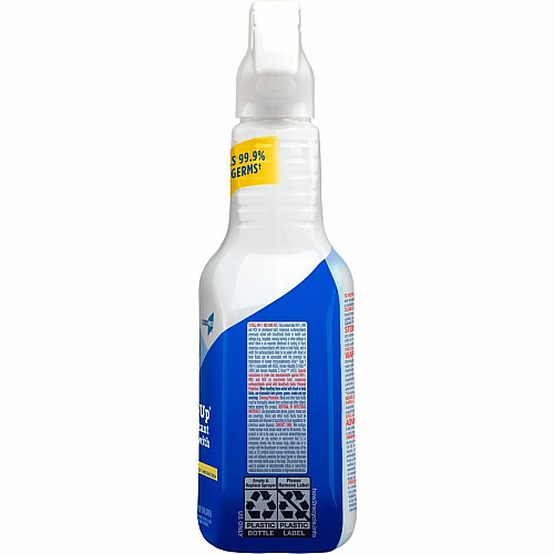 CloroxPro&trade; Clean-Up Disinfectant Cleaner with Bleach Ready-To-Use - 32 fl oz (1 quart) - Antibacterial, Disinfectant - Clear - 216 / Bundle (35417BD)