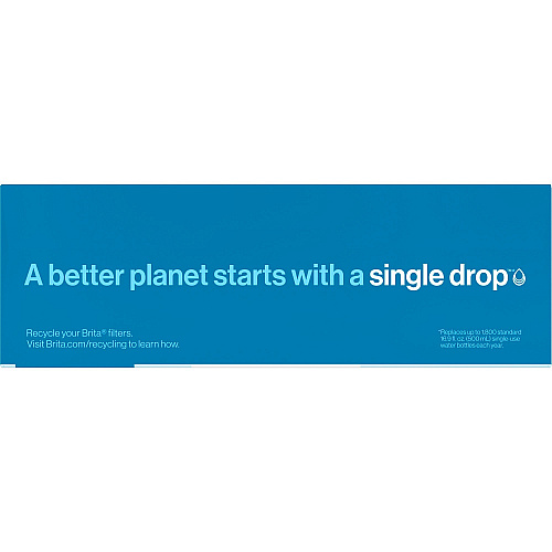 Brita Replacement Water Filter for Pitchers Dispenser - Pitcher - 40 gal Filter Life (Water Capacity)2 Month Filter Life (Duration) - 3/Pack - 336 / Bundle - Blue, White (35503BD)