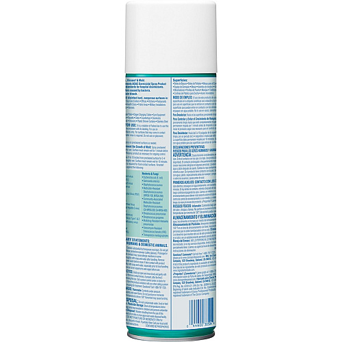Clorox Commercial Solutions Disinfecting Aerosol Spray 19 fl oz (0.6 quart) - Fresh Scent - Bleach-free, Deodorize, Antibacterial, Disinfectant - 864 / Pallet (38504PL)