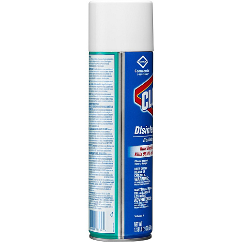 Clorox Commercial Solutions Disinfecting Aerosol Spray 19 fl oz (0.6 quart) - Fresh Scent - Bleach-free, Deodorize, Antibacterial, Disinfectant - 864 / Pallet (38504PL)