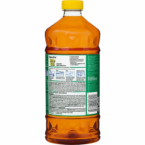 CloroxPro&trade; Pine-Sol Multi-Surface Cleaner Concentrate - 60 fl oz (1.9 quart) - Pine Scent - 384 / Pallet - Disinfectant, Deodorize, Residue-free, Pleasant Scent, Versatile - Amber (41773PL)